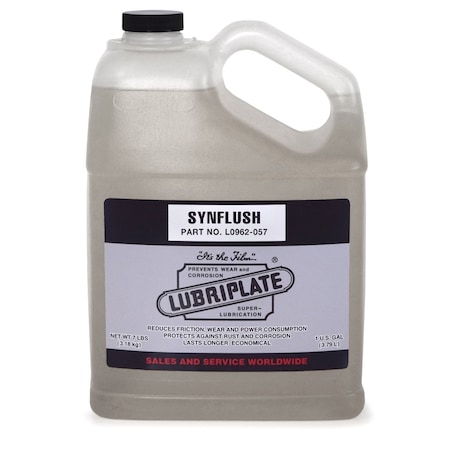 Lubriplate Synflush, 4/1 Gal Jugs, Synthetic Ester Fluid For Flushing And Cleaning, PK4 L0962-057